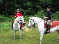 Anne et Carine dans notre jolie Forêt de Brotonne