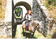 Kate équirando Egletons en 2000